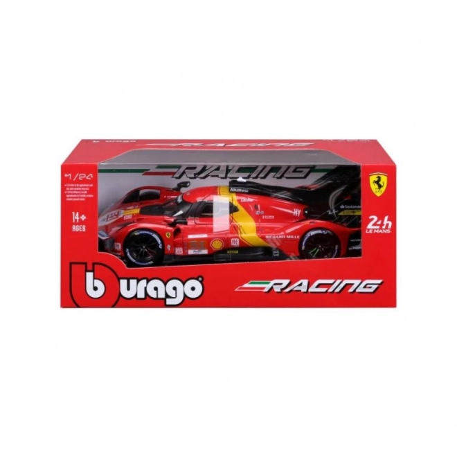 Bburago 1:24 Ferrari Racing - 499P LMH - Crvena #51