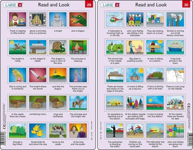 Puzzle engleski – duže rečenice, 20 dijelova