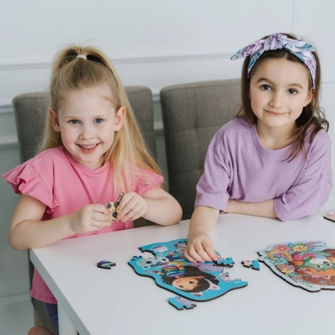 Drvene Puzzle Gabynina Čarobna Kućica 50 Djelova