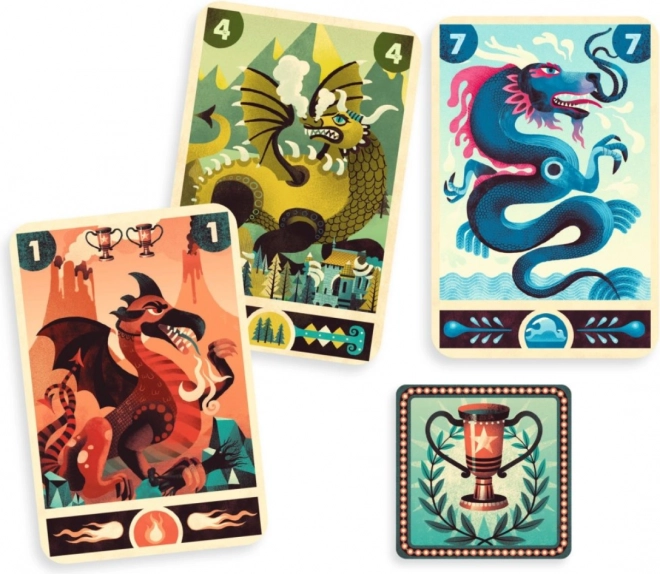 DJECO Igra karta Dragon deck