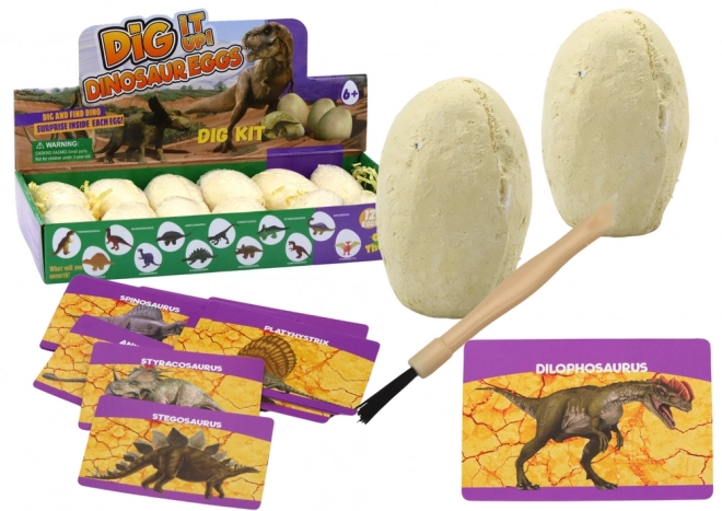 Arheološki set Iskopavanje Jaja Dinosaura 12 komada