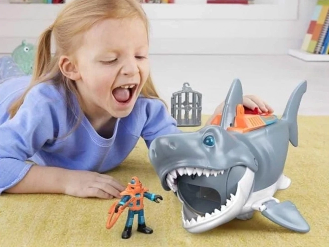 Mega napadajući morski pas Imaginext s pokretnom čeljusti