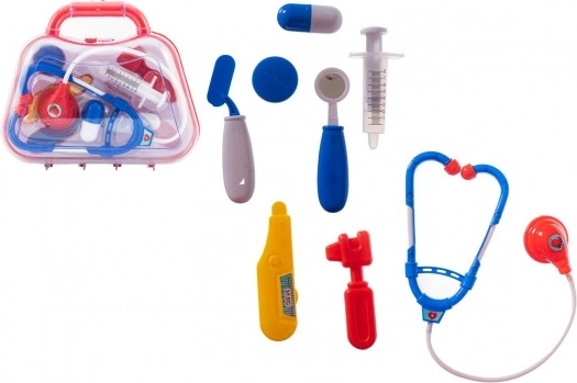 Liječnički set za djecu u plastičnom kovčegu 23 × 19 × 6 cm