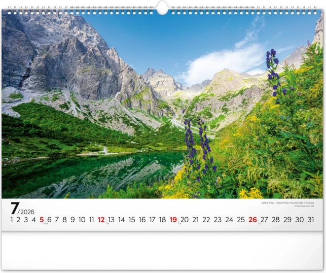 Zidni kalendar Magične Tatre 2026