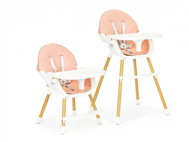 Ecotoys Stolac 2u1 Roza