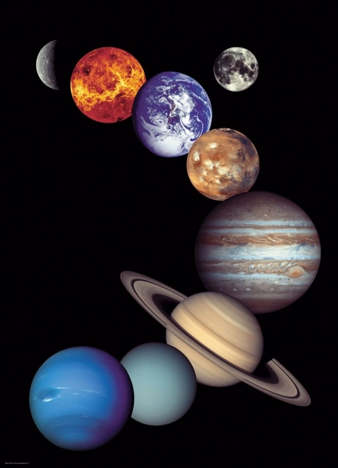 Puzzle EUROGRAPHICS NASA – Sunčev sustav, 1000 dijelova