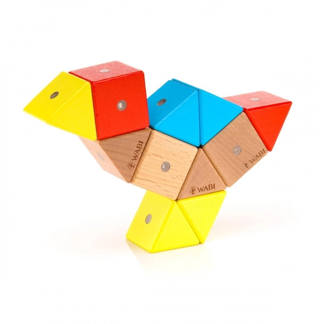 Drvene magnetičke kocke WABI 40 komada