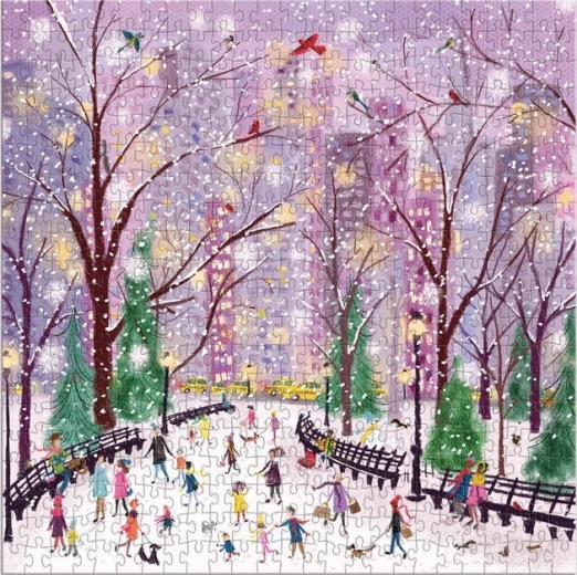 Galison puzzle Snježna noć 500 dijelova