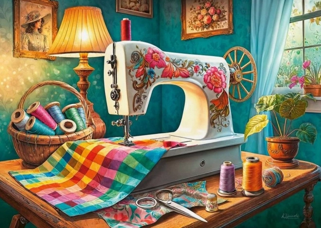 Cherry Pazzi Puzzle Moj kutak za šivanje 1000 dijelova