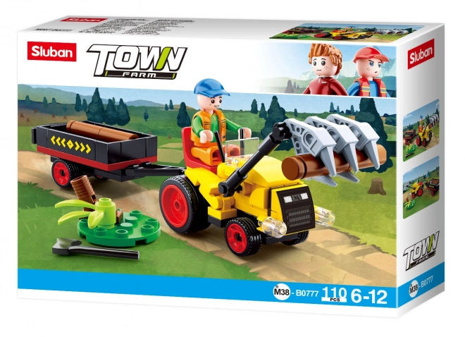 Sluban Grad Farma Traktor s prikolicom