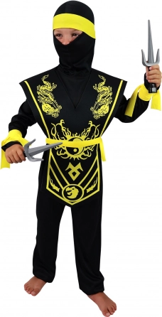 Dječji karnevalski kostim Žuti Ninja