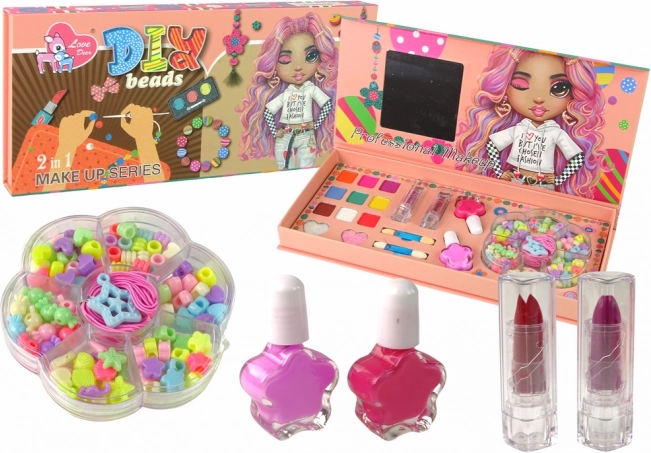 Kreativni set za make-up i nakit 2u1 100 kom