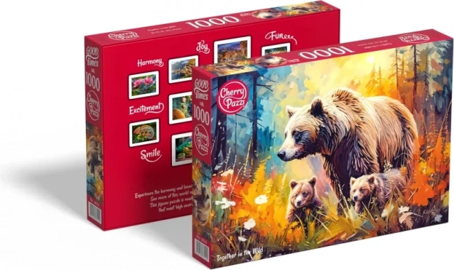 Puzzle Zajedno u divljini 1000 komada