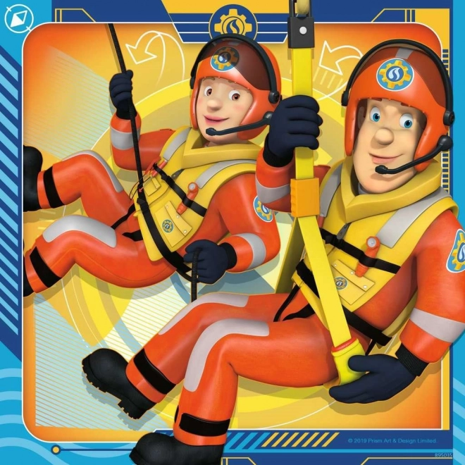 Ravensburger puzzle Vatrogasac Sam u akciji 3x49 dijelova