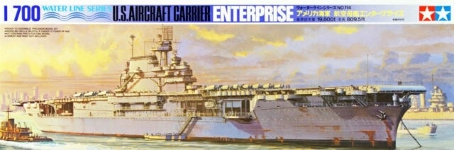 Plastični model nosača zrakoplova Enterprise U.S.