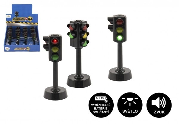 Funkcionalni semafor sa svjetlosnim i zvučnim efektima - 12 cm