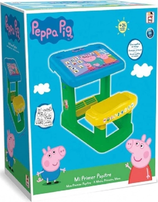 Chicos moja prva školska klupa s motivom Praščić Peppa