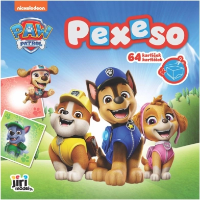 Pexeso u bilježnici Paw Patrol 64 karte 21,5 × 21,5 cm