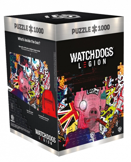 Puzzle Watch Dogs: Legion – svinjska maska 1000 dijelova