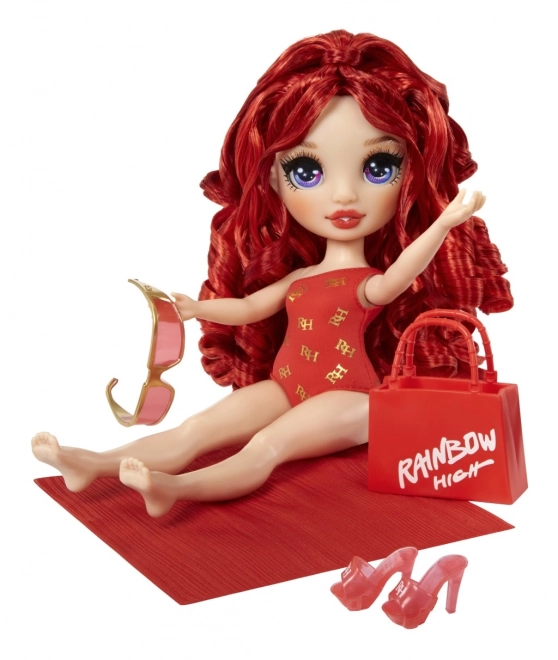 Stilska plivačka lutka Rainbow High Ruby Red