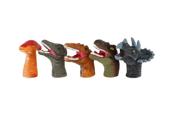 Dinosaure lutke za prste 5 kom guma 6 cm na kartici 16,5x20cm