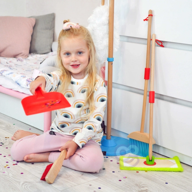 Drvena garnitura za čišćenje za djecu Tooky Toy