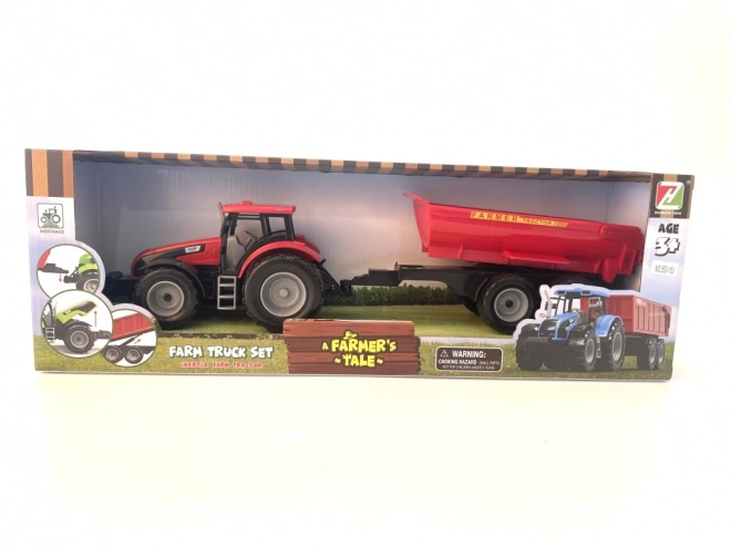 Traktor s prikolicom na inercijski pogon