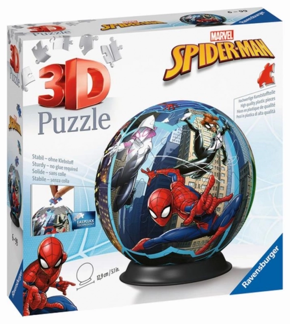 Puzzle-kugla Spiderman 72 dijelova