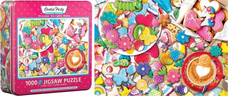 Puzzle u limenoj kutiji Eurographics Keksna zabava 1000 dijelova