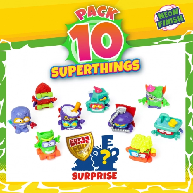 Kolekcionarska figurica SuperThings NeonPower - set 10 komada