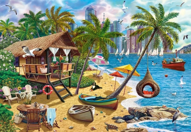 Puzzle Ljeto u gradu 1000 dijelova CASTORLAND
