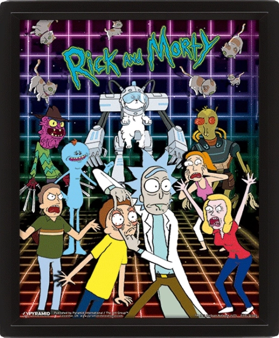 3D slika Rick i Morty
