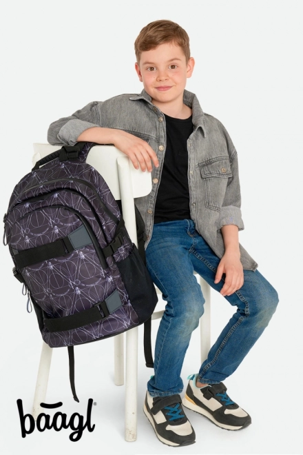 BAAGL 3 SET Skate Harry Potter Relikvije smrti: ruksak, etui, vrećica