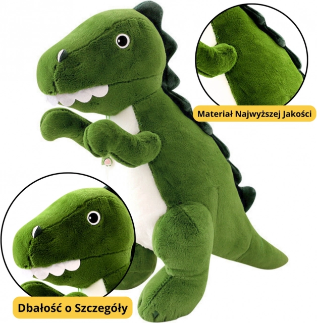 Plišana igračka dinosaurus zeleni 27 cm