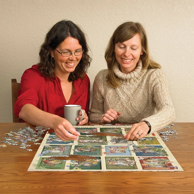 COBBLE HILL puzzle Priroda u knjigama 1000 dijelova