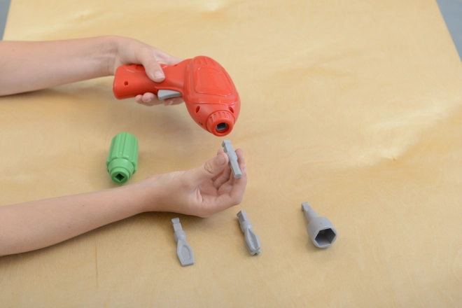Masterkidz set alata s bušilicom i 8 elemenata za znanstveno-kreativnu ploču STEM