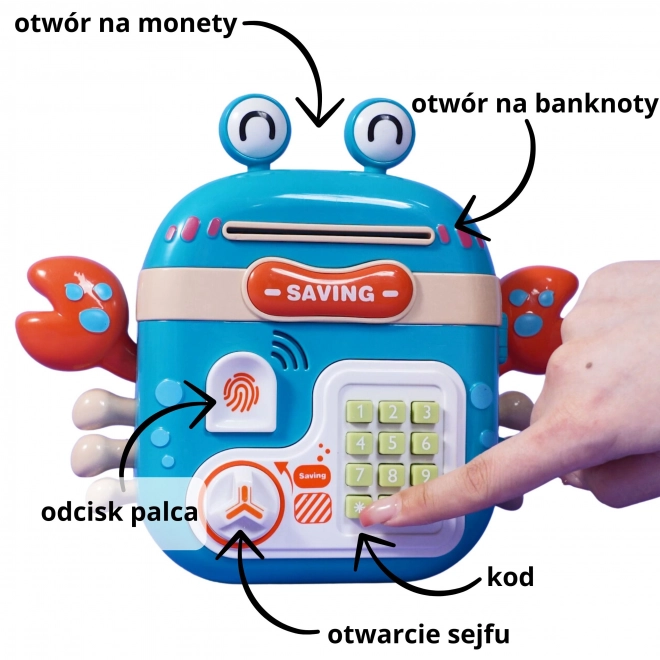Elektronička kasica trezor Rak ruksak