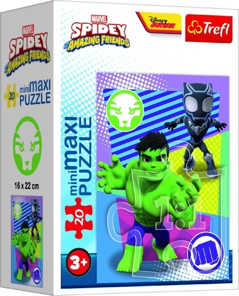 Minipuzzle Spidey i njegovi sjajni prijatelji