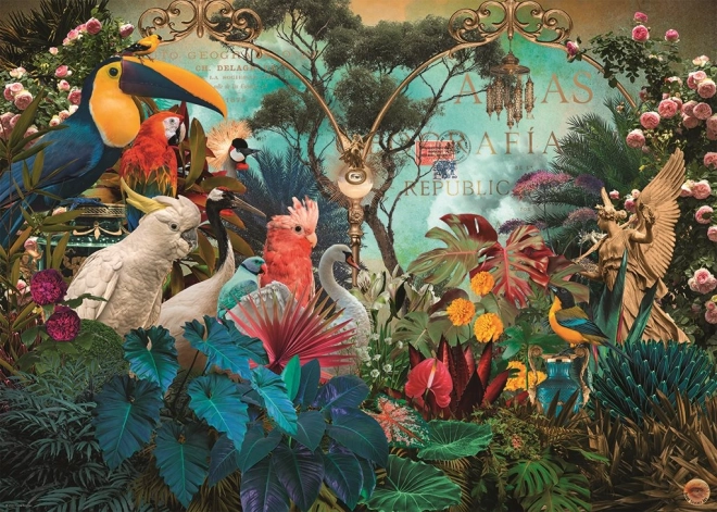 Puzzle HEYE Fauna Fantasies – ptičja raznolikost 1000 dijelova