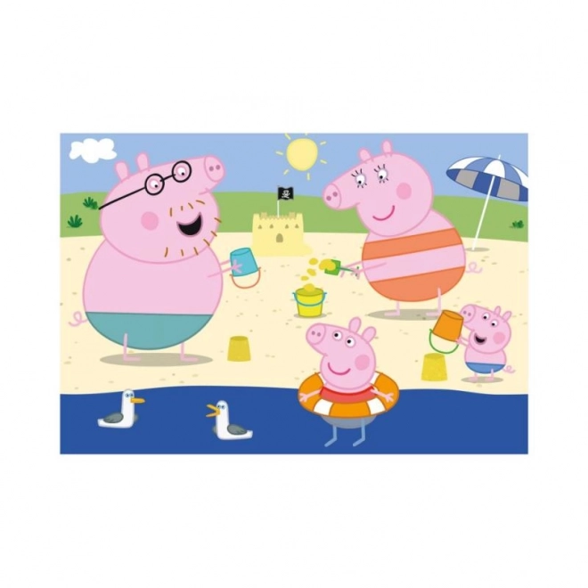 Peppa Pig: Na odmoru puzzle