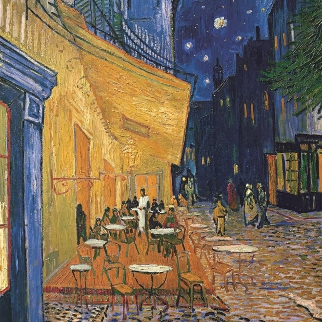 Puzzle Clementoni Museum Collection: Terasa kafića noću 1000 dijelova