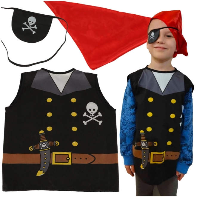 Kostim pirata za djecu 3-8 godina