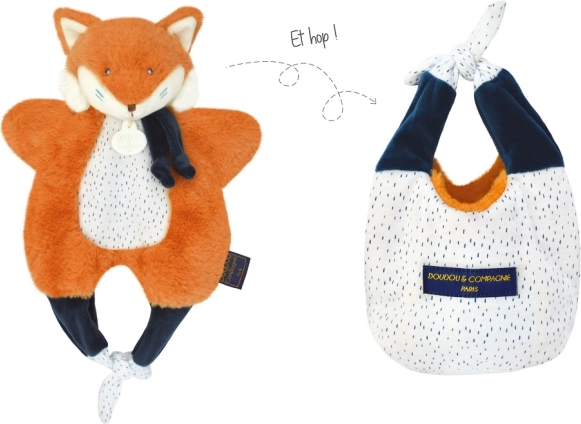 Doudou lisica u torbi 3 u 1, 30 cm
