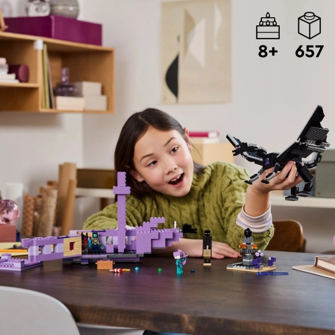 LEGO Minecraft 21264 Zmaj iz Enda i Brod iz Anda