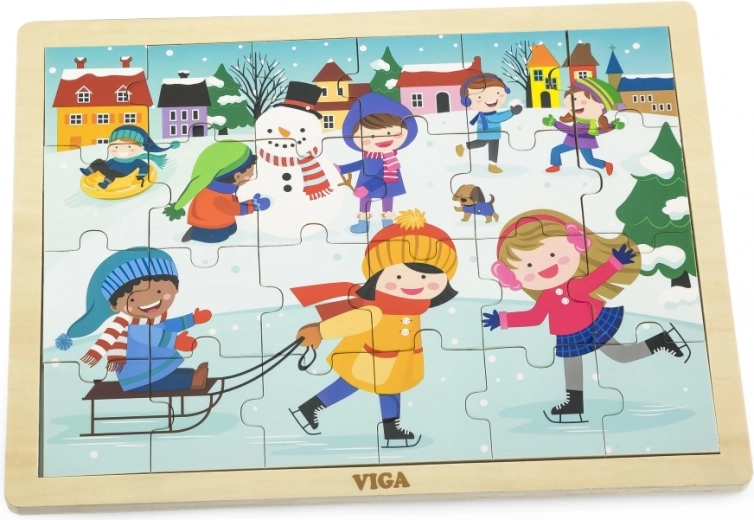 Zimski motiv pun radosti