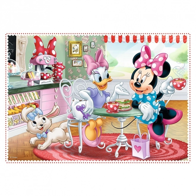 Puzzle 4u1 Minnie s prijateljima