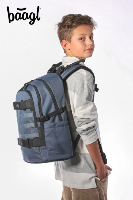Set školskih torbi Skate Dust Blue: ruksak, pernica, sportska torba