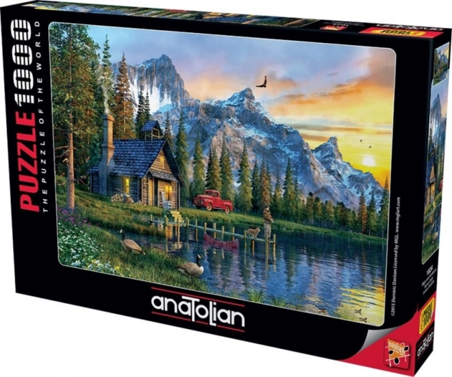 Puzzle Zalazak Sunca na Kolibi 1000 Dijelova