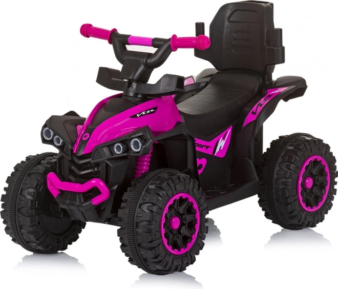 Guralica s krovom i upravljačkom šipkom ATV Ružičasta