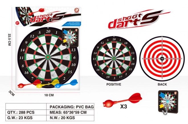 Dvosmjerni magnetski meta s 3 strelice